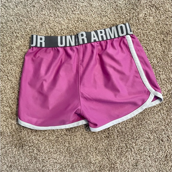 Pink Under Armor Athletic Shorts - Picture 2 of 2